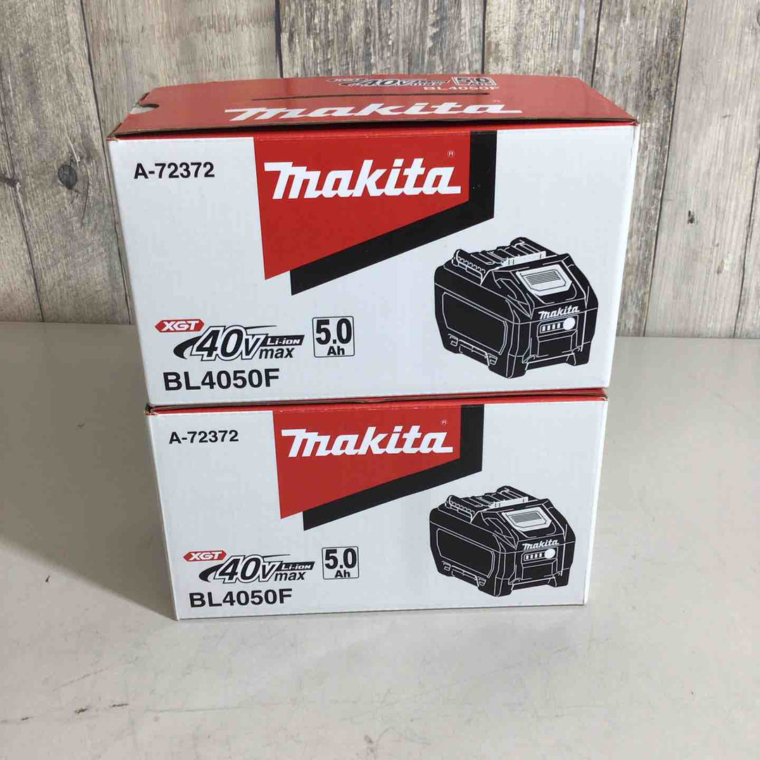 【未使用品】★純正品★マキタ(makita) リチウムイオンバッテリー 40V/5.0Ah BL4050F 2個セット【戸田店】