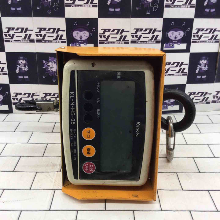 ◇クボタ(KUBOTA) 電子抵抗線式はかり KL-N-HS-05 ひょう量500kg【所沢店】