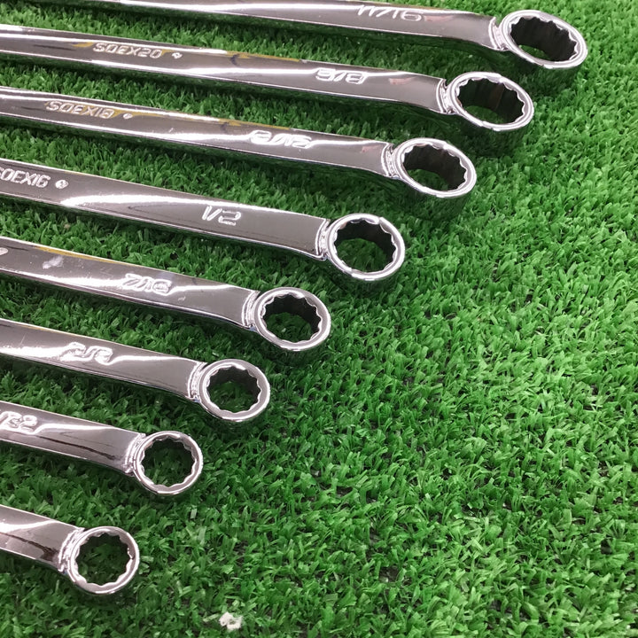 【売り切りセール!中古品】 スナップオン(Snap-on) インチサイズ コンビネーションレンチ 8本セット SOEX5/16~11/16 【桶川店】