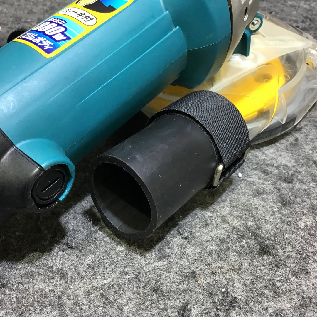 【中古】 マキタ makita  100mmディスクグラインダ 9533BLA 低速高トルク ブレーキ付 9533BLA 集じんアタッチメントセット! 【桶川店】