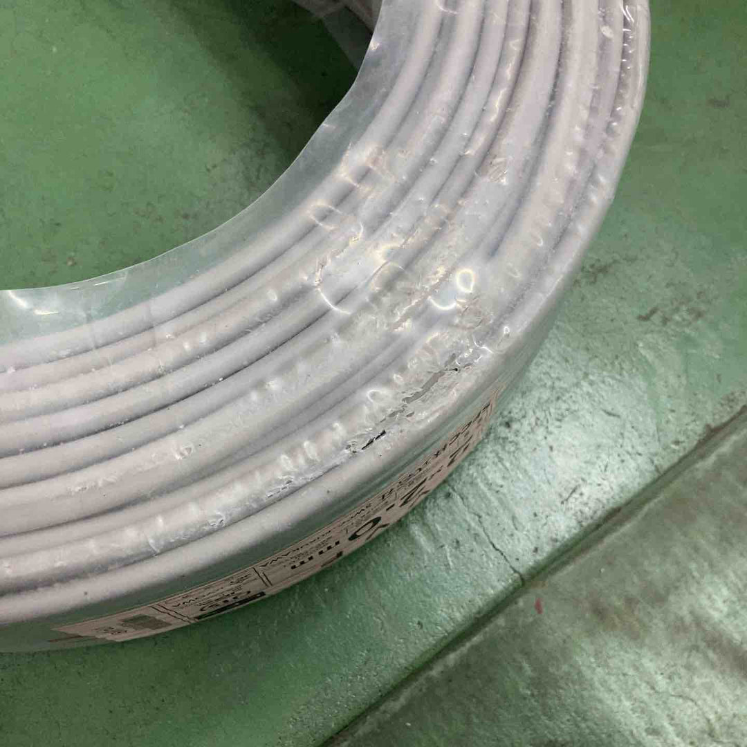 SFCC VVF LFV 2×2.0mm 100m 灰(黒・白)1巻 製造:令和6年8月【桶川店】