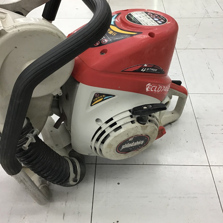 新ダイワ/shindaiwa エンジンカッター ECLD7412S ダイヤモンドブレード付 パートナ【鴻巣店】