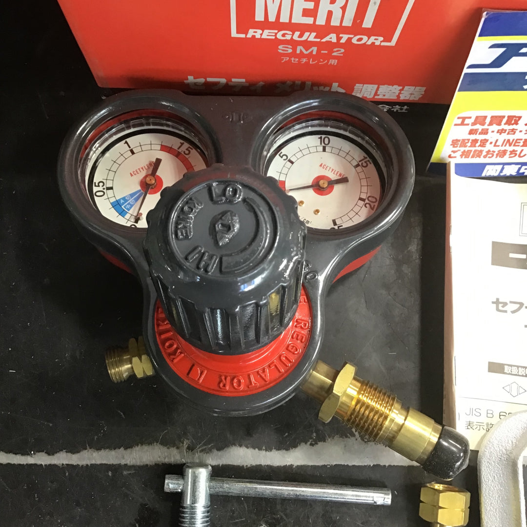 【長期保管品/未使用】小池酸素工業株式会社 SM-2 アセチレン用 セフティメリット調節器 【草加店】