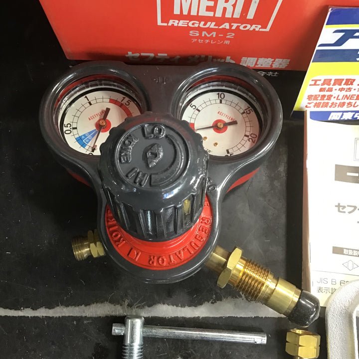 【長期保管品/未使用】小池酸素工業株式会社 SM-2 アセチレン用 セフティメリット調節器 【草加店】