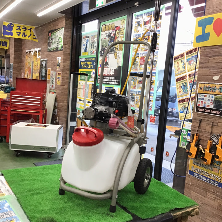 〇工進 2サイクルエンジン式 噴霧器25Lタンクキャリー 1連ピストン ES-25T 動噴 【桶川店】