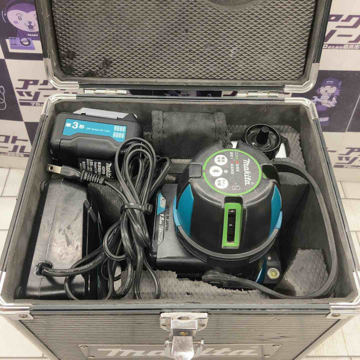 ◇マキタ(makita) コードレスグリーンレーザー墨出し器 自動追尾 矩・横・両縦 SK314GDZ【所沢店】