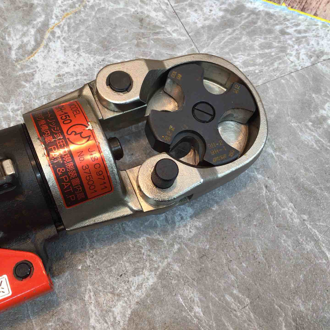 ◇泉精器(IZUMI) 手動油圧式圧着工具 9H-150【八潮店】