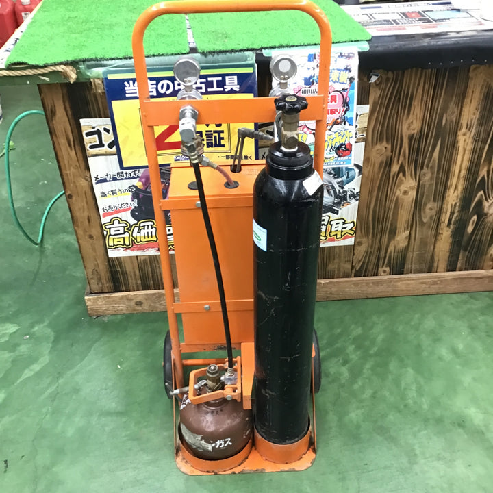 【店頭受取り限定】カミマル KS運搬車 KSコンシャン型 小型溶接 ガス溶接 溶断 ボンベあり 動作未確認【桶川店】