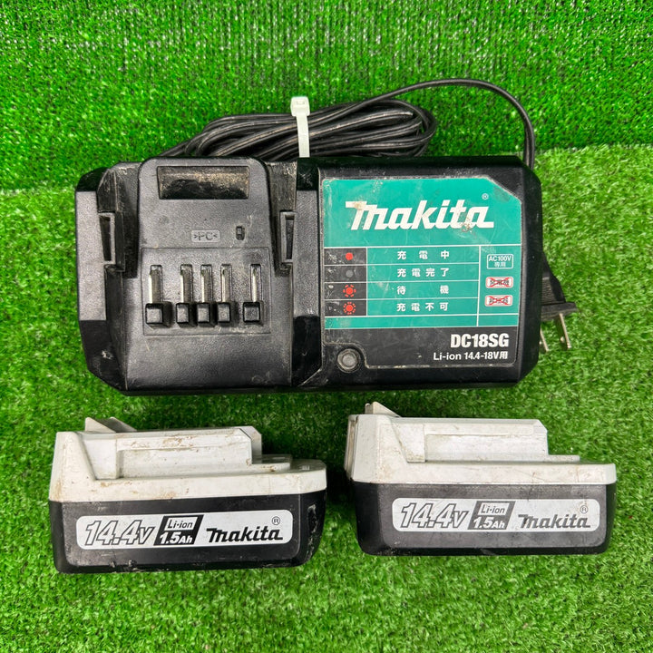 【現状品】 マキタ makita 14.4V コードレスインパクトドライバ M697DSX ケースなし 充電器 バッテリ セット 【桶川店】