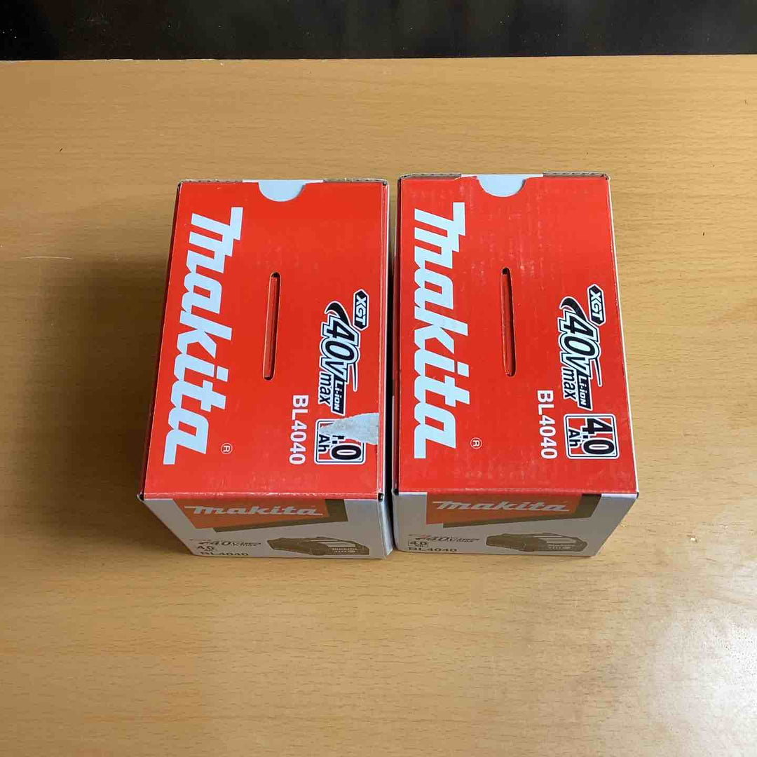 ★セット特別価格★マキタ(makita) リチウムイオンバッテリー 40Vmax/4.0Ah BL4040 2個セット【越谷店】