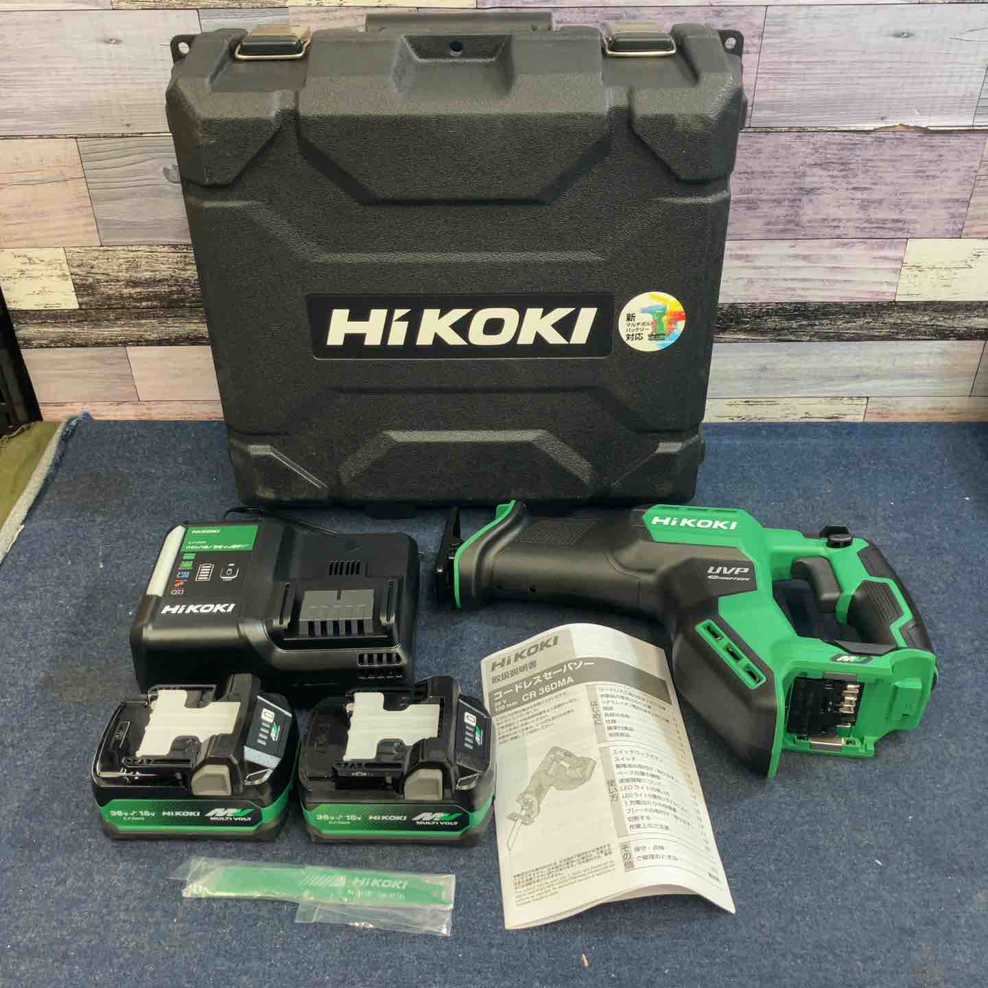☆ハイコーキ(HIKOKI ※旧:日立工機) コードレスセーバーソー CR36DMA