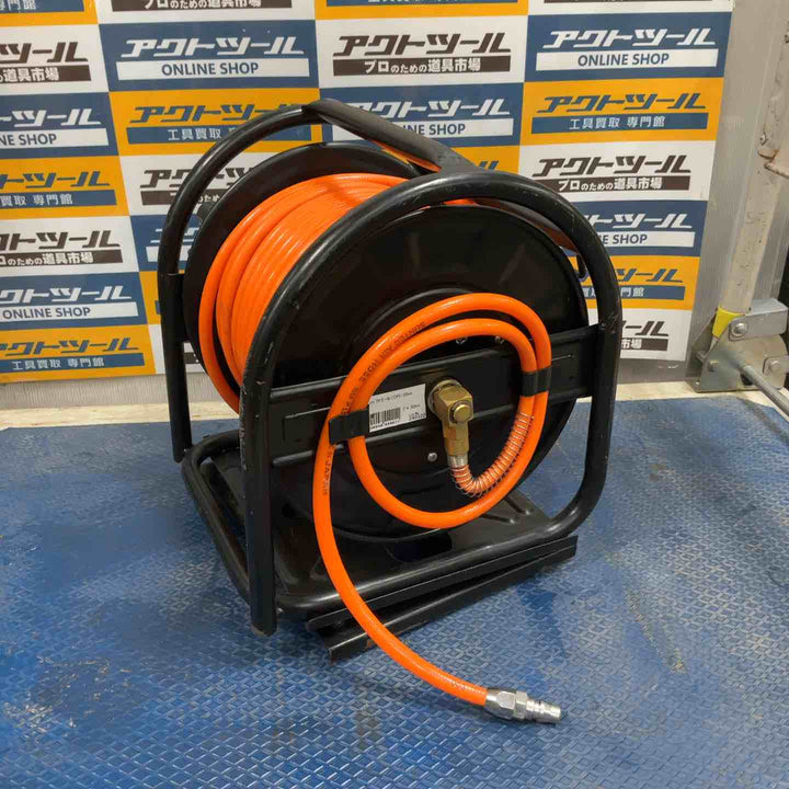 十川産業 コンパクトエアーリール 内径7mm 外径10mm 30M付【草加店】