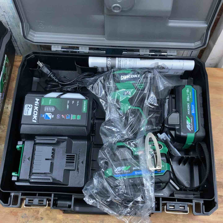 ▼ハイコーキ(HIKOKI ※旧:日立工機) コードレスインパクトドライバ  WH36DD(2XHLSZ) 3台セット アグレッシブグリーン【柏店】