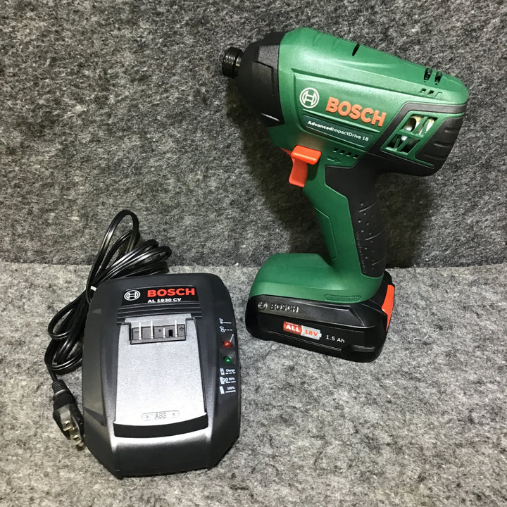 【美品・1.5Ahバッテリーx1個・充電器付き!】ボッシュ(BOSCH) 18Vバッテリーインパクトドライバー IPD118【桶川店】