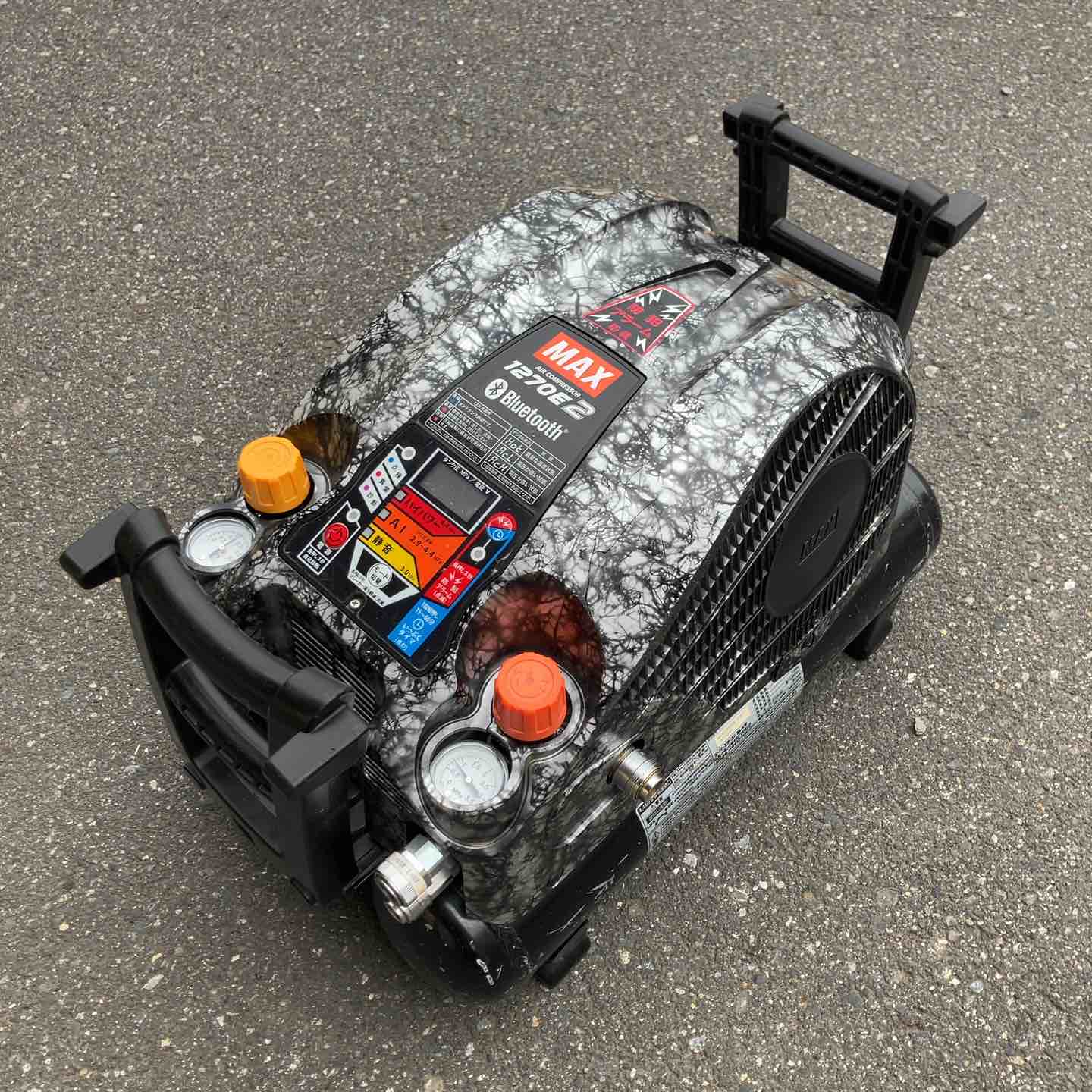 中古品】 マックス/MAX エアコンプレッサー・AK-HL1270E2 (ガイア 