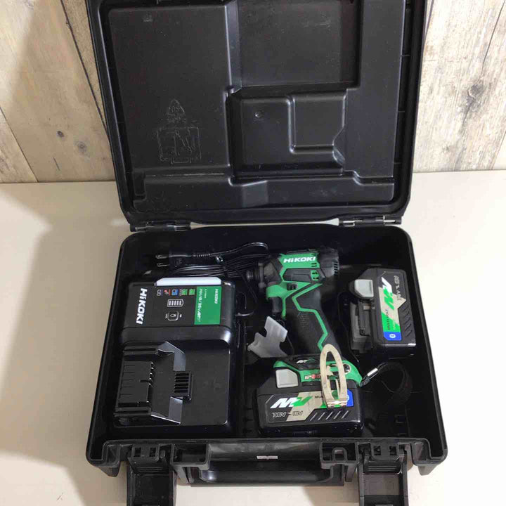 ★ハイコーキ(HIKOKI ※旧:日立工機) コードレスインパクトドライバ WH36DC(2XPS)(L) Bluetooth対応電池【戸田店】