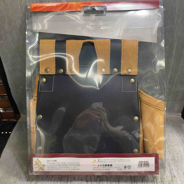 【未使用】ふくろ倶楽部 SZN-836 朱雀 新型ヌバック六型 ホルダー付(パッケージ割れ有り)【草加店】