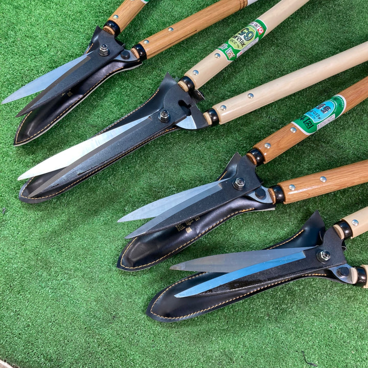 【未使用品(店頭展示品)】岡恒 刈込鋏 No.230(65)・204(55)・217(60)・216(55)計4本セット【岩槻店】