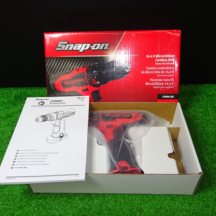スナップオン/Snap-on 14.4V コードレスドリルドライバー CDR861DB 本体のみ レッド【岩槻店】
