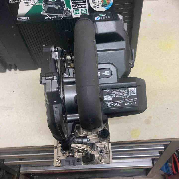 ★ハイコーキ(HIKOKI ※旧:日立工機) コードレスマルノコ C3606DB(2XPSBZ)【町田店】