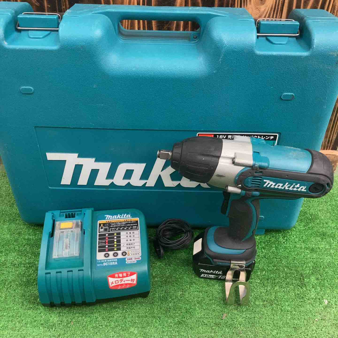 〇マキタ(makita) 充電式インパクトレンチ TW450DRF バッテリ1個付き【桶川店】
