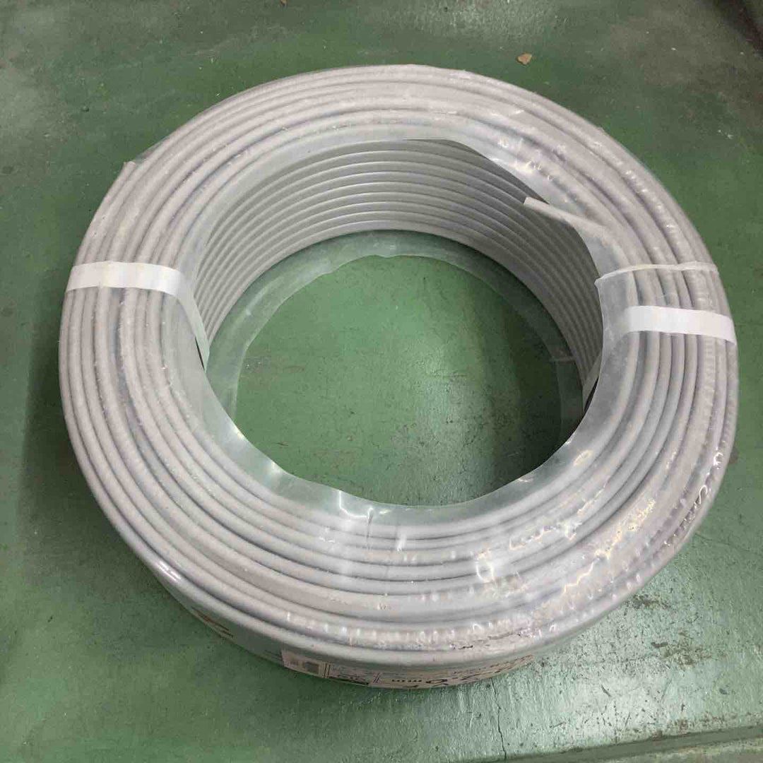 SFCC VVF LFV 2×2.0mm 100m 灰(黒・白)1巻 製造:令和6年8月【桶川店】