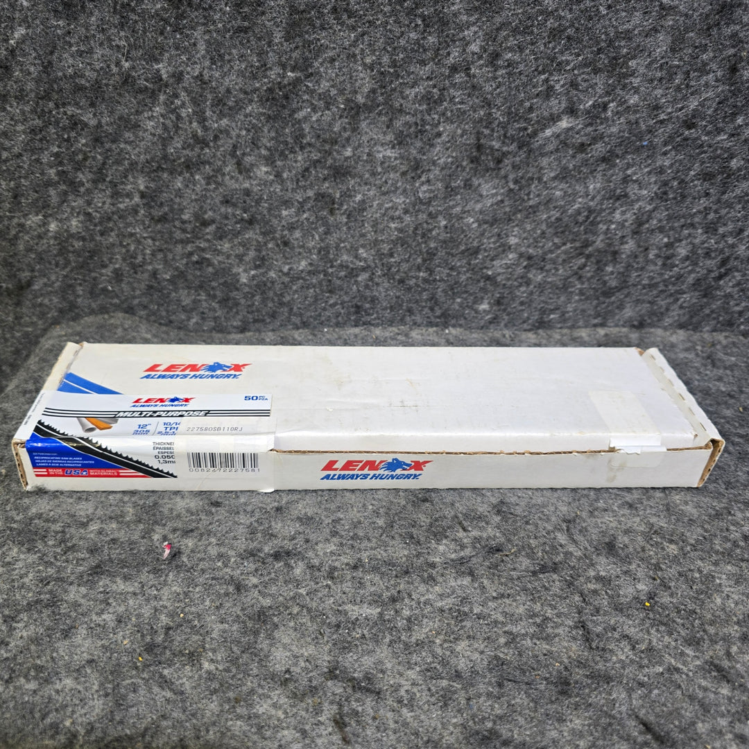 【未使用品・元箱に汚れ、破れあり】レノックス(LENOX) バイメタルセーバーソーブレード 300mm 10/14山 (50枚) 22758OSB110R【桶川店】