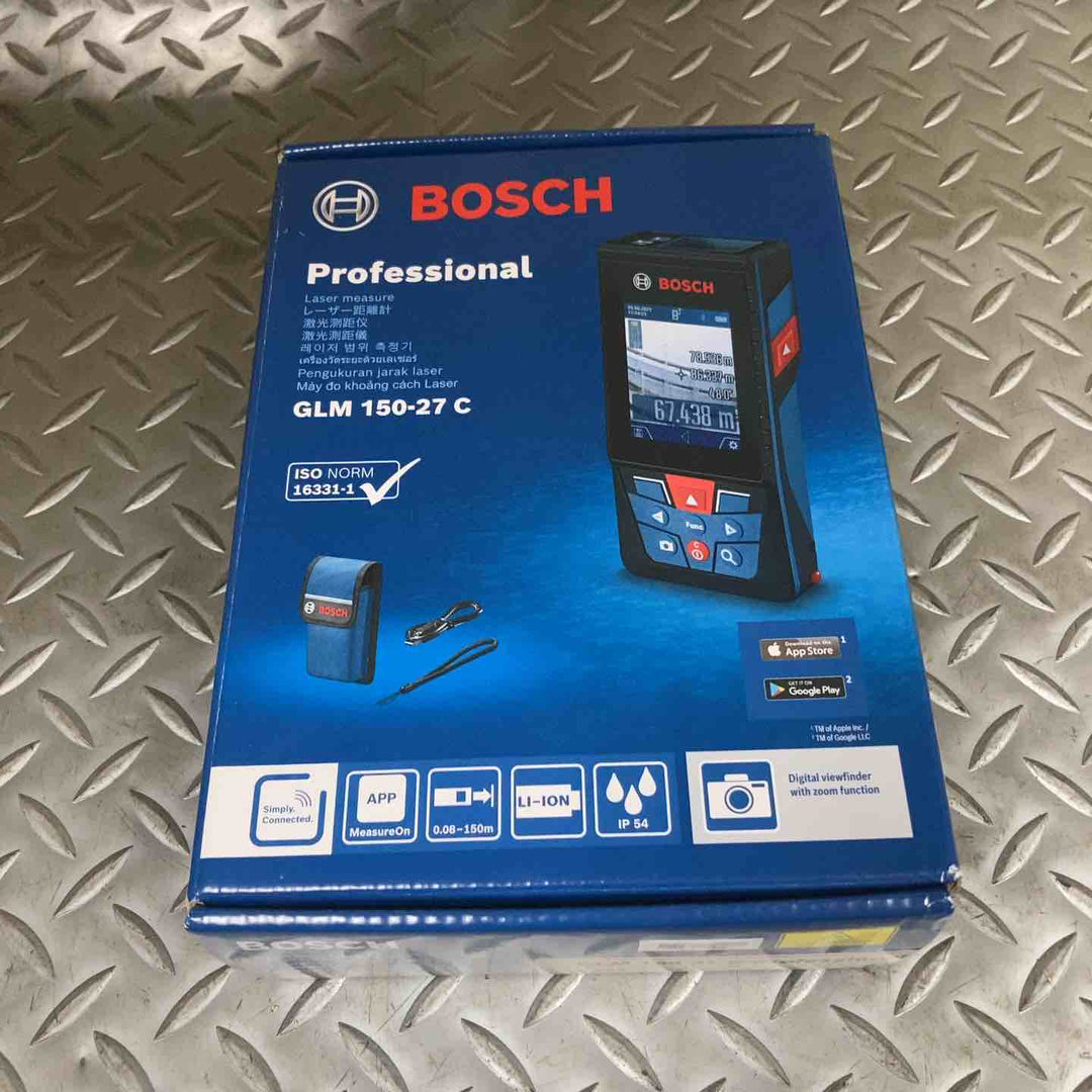 BOSCH レーザー距離計 GLM150-27C【川崎店】