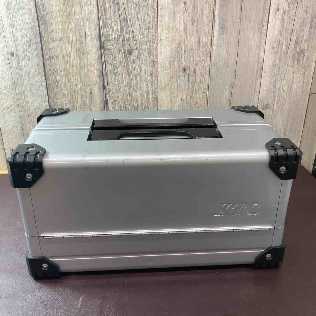 【中古品】KTC 両開きメタルケース EK-10A メタリックシルバー 工具箱【東大和店】