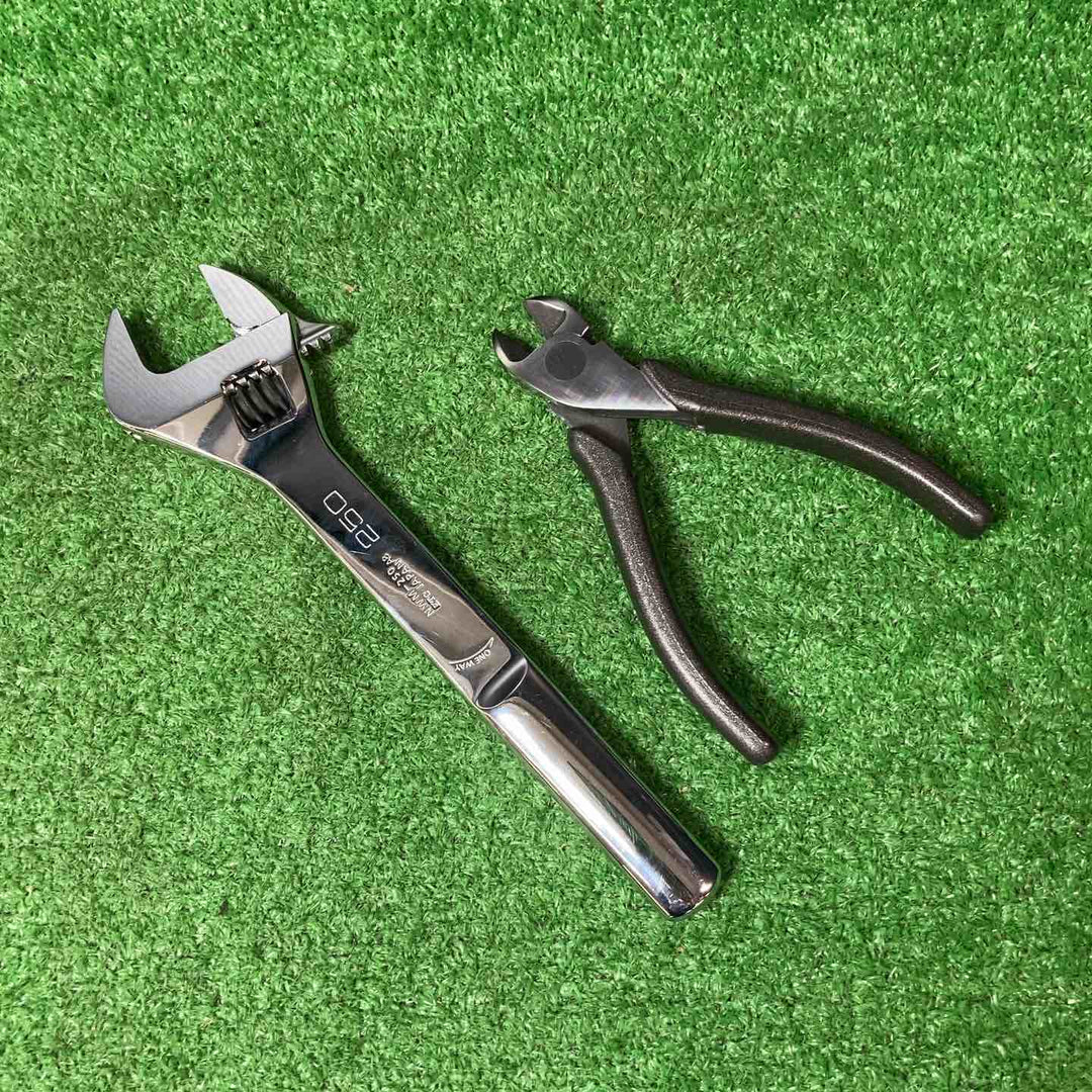 【未使用(店頭展示品)】ネプロス(nepros) MNS2 コンビレンチ モンキーレンチ NWM-250 メガネレンチ7本 両口スパナ【岩槻店】