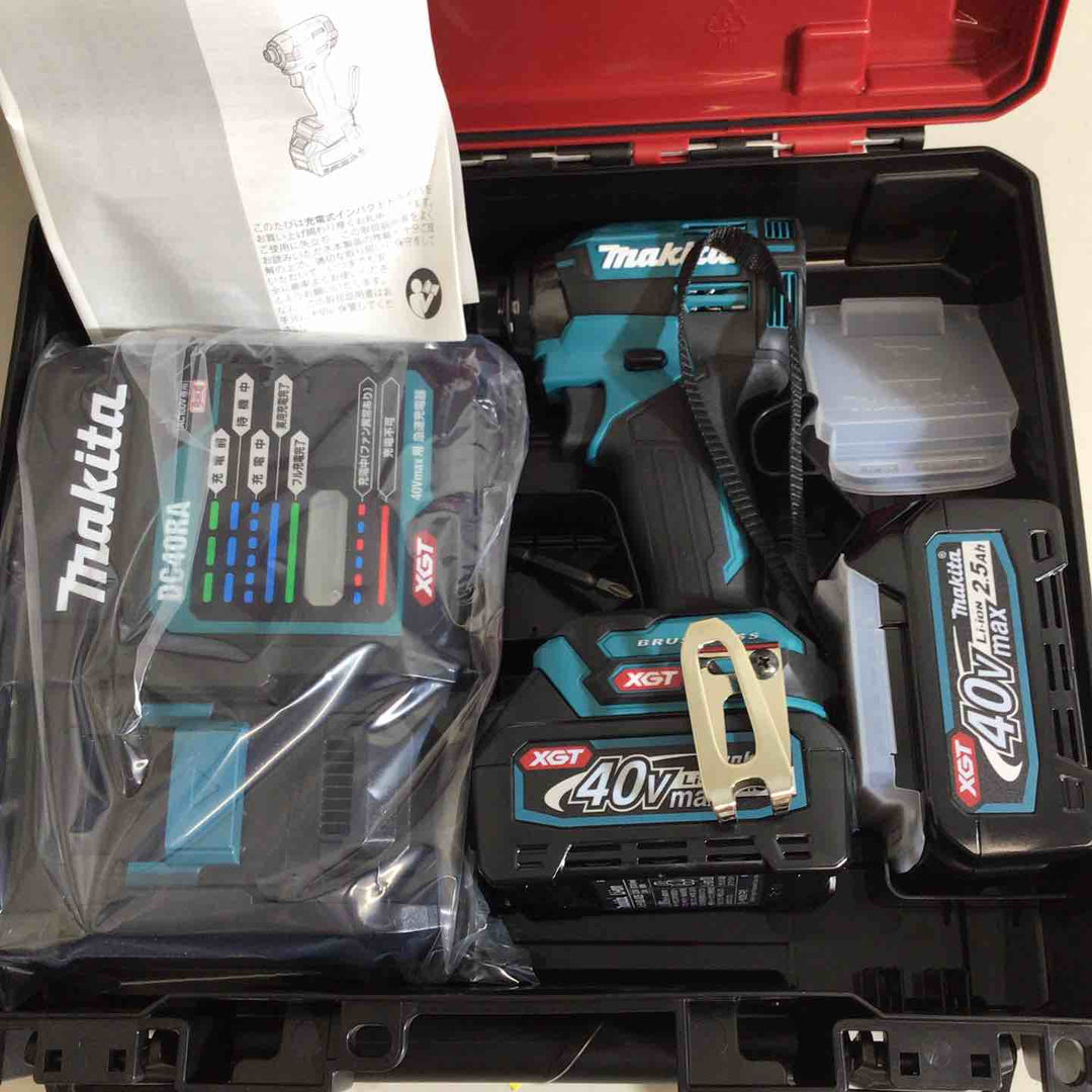 【未使用品】★純正バッテリー2個&充電器付き フルセット★マキタ(makita) コードレスインパクトドライバー TD002GRDX【戸田店】