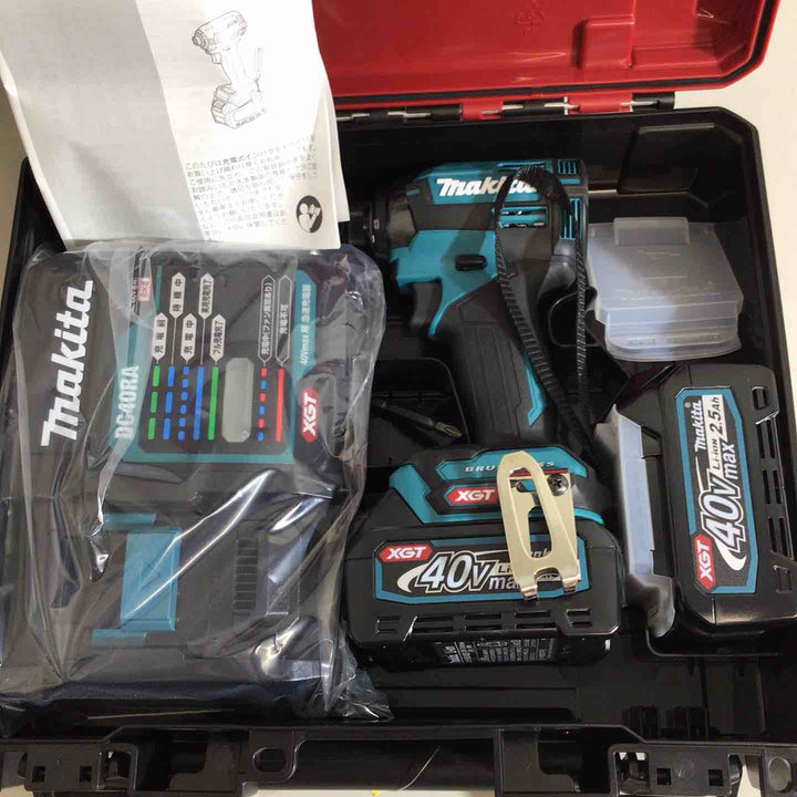 【未使用品】★純正バッテリー2個&充電器付き フルセット★マキタ(makita) コードレスインパクトドライバー TD002GRDX【戸田店】