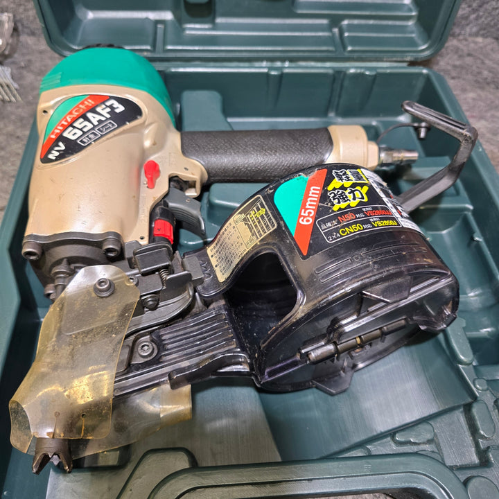 【中古品】HITACHI(日立工機) 常圧エア釘打ち機 NV65AF3【桶川店】