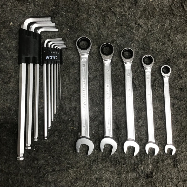 【現状品】 京都機械工具/KTC 両開きスタンダード 特別色セット(グリーン) 2017SK 【鴻巣店】