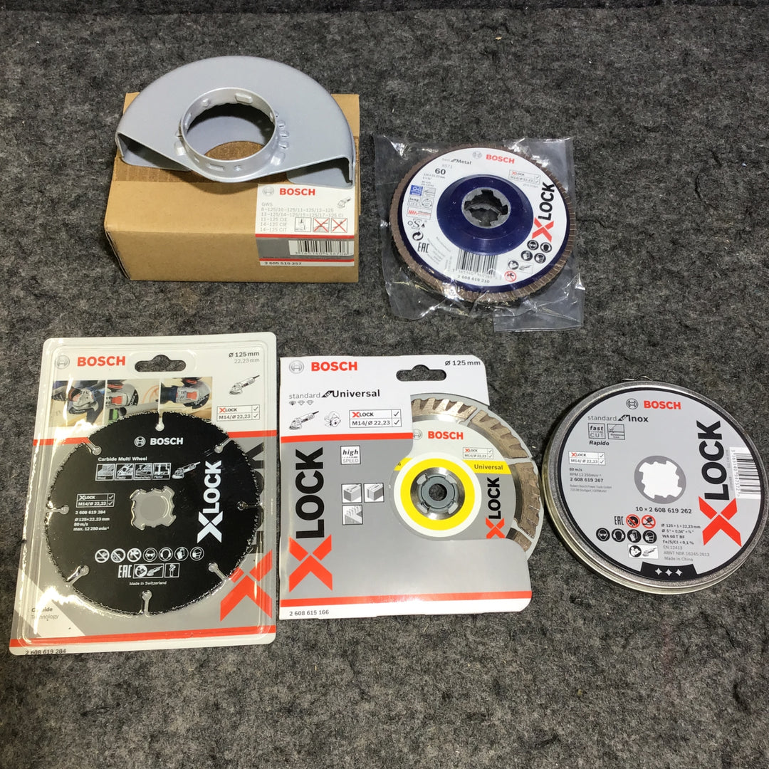【美品】 BOSCH 18V 125mm X-LOCK コードレスディスクグラインダー GWX18V-10SC5J 【桶川店】
