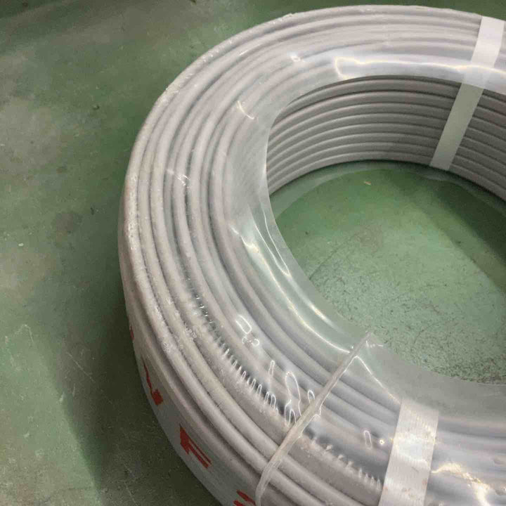 SFCC VVF LFV 2×2.0mm 100m 灰(黒・白)1巻 製造:令和6年8月【桶川店】