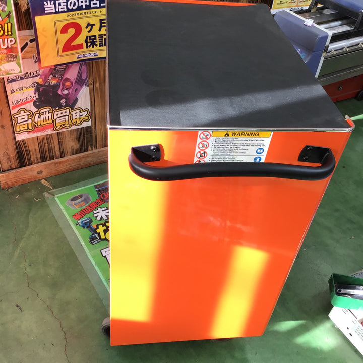 【店頭受取り限定】Snap-On スナップオン KRA2007KCPJK 7段ロールキャブ キャビネット(オレンジ) 工具箱  【桶川店】