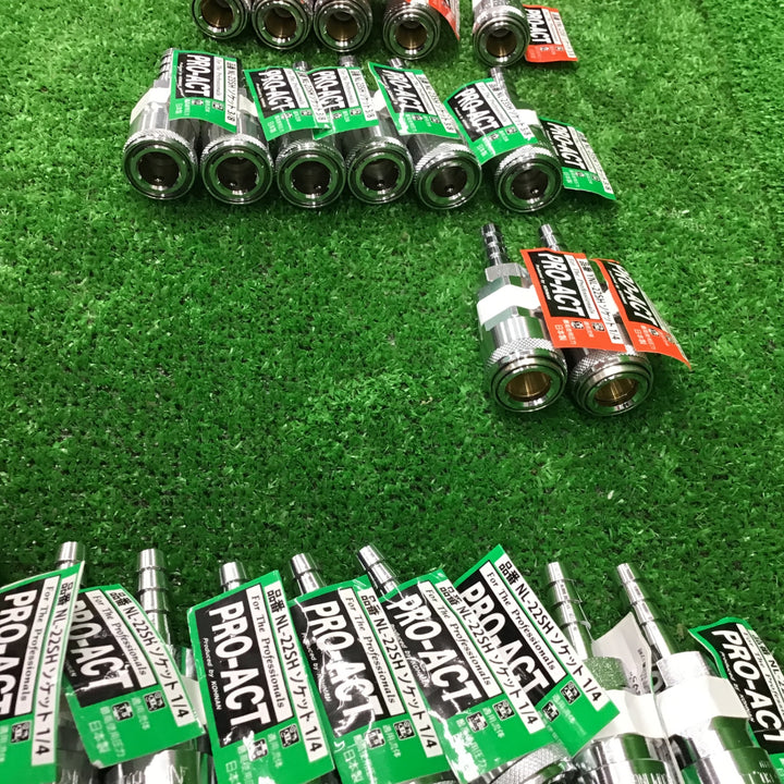 処分価格!NKC エアーソケットカプラ サイズ混在 YNL 1/4 3/8 カップリング ワンタッチ 【桶川店】