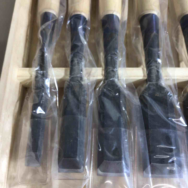 【未使用品】カネ武 叩き鑿 6本組 高橋和己 典三 鑿 鉋 大工道具 【戸田店】