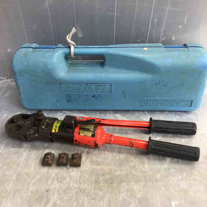 ☆泉精器(IZUMI) 手動油圧式圧着工具 9H-2【草加店】