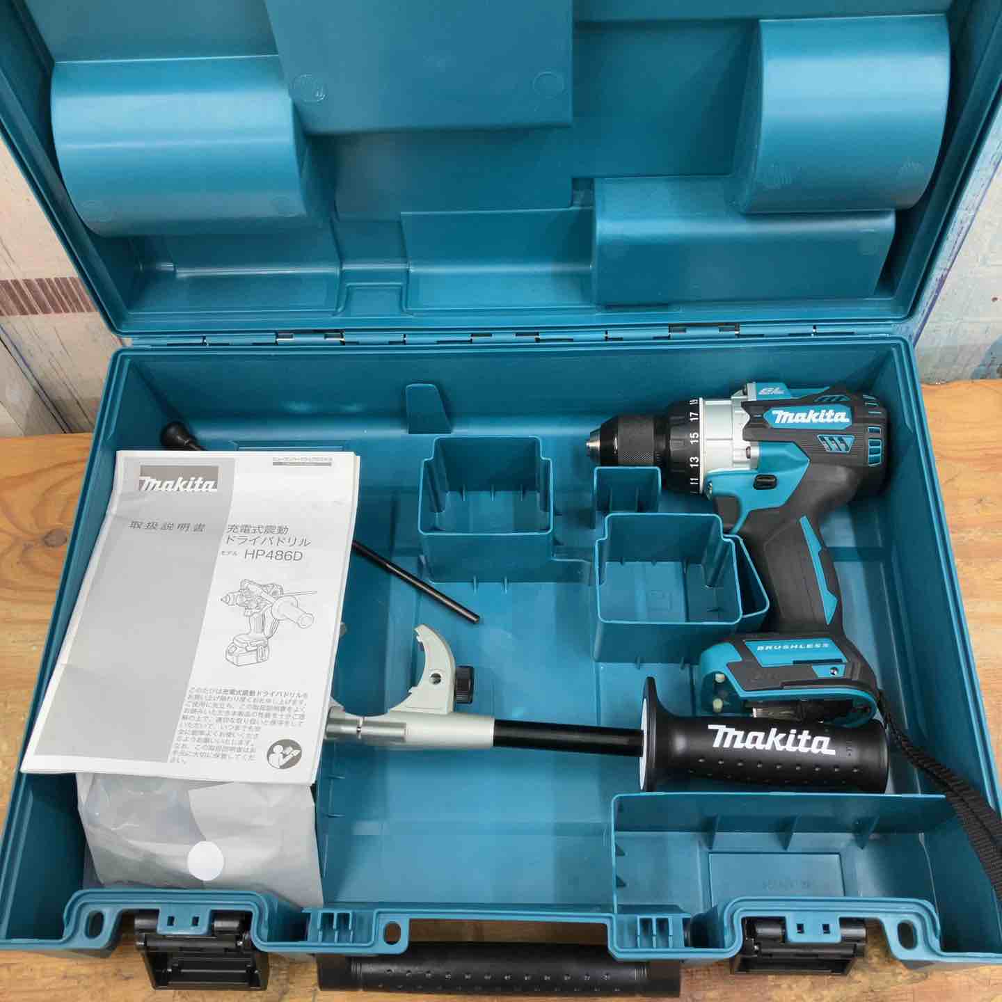 美品】☆マキタ(makita) コードレス振動ドリルドライバー HP486DZ 18V 