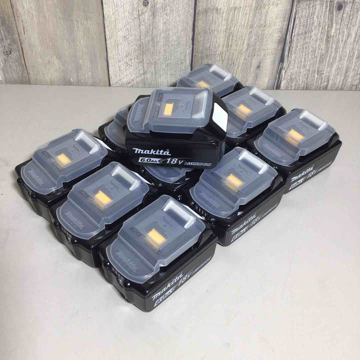 【未使用品】 純正 マキタ makita リチウムイオンバッテリー 18V/6.0Ah BL1860B 10個 バッテリー 純正品 18V ※箱無し※【戸田店】