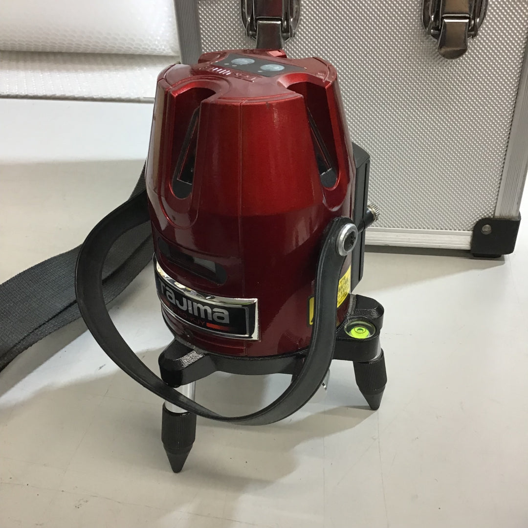 【中古品】○タジマ(Tajima) レーザー墨出し器 矩十字・横  ZERO-KJY 三脚 受光器付【戸田店】