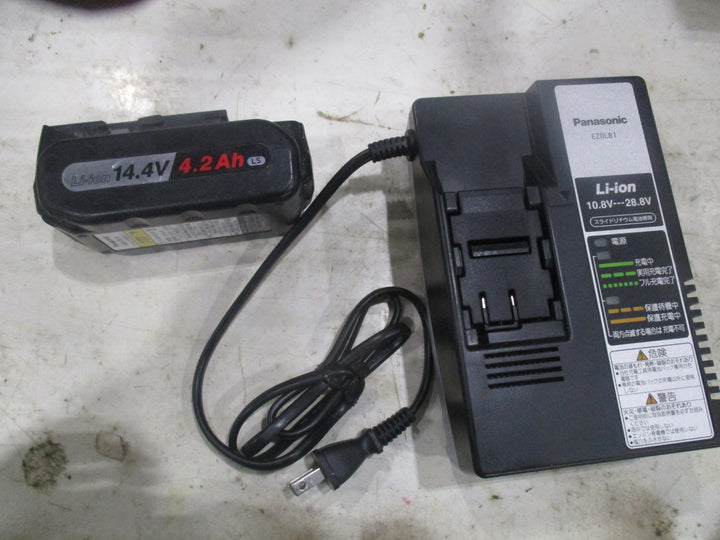 ○パナソニック(Panasonic)  コードレス角穴カッター EZ4543LR1S-B【川口店】