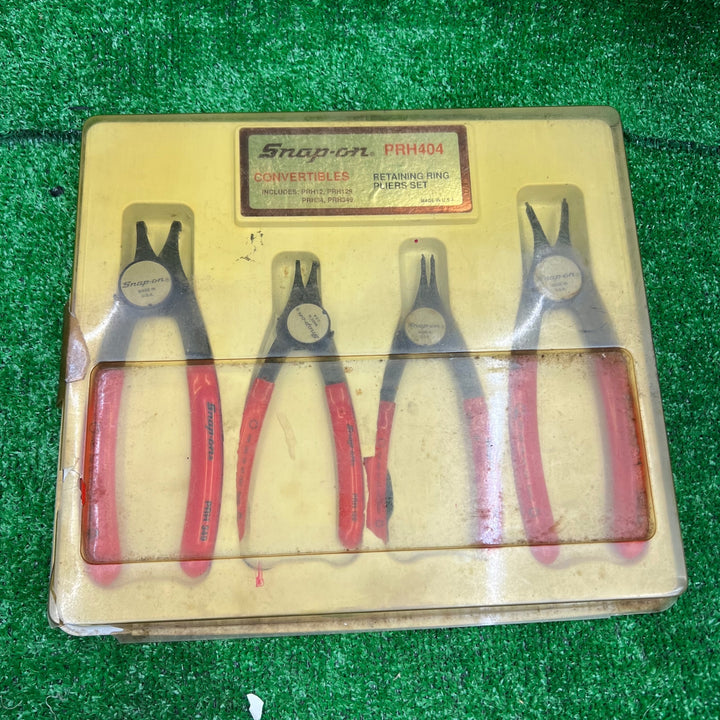 Snap-on スナップオン/スナップリングプライヤーセット PRH404 ※ケース破損あり 【桶川店】