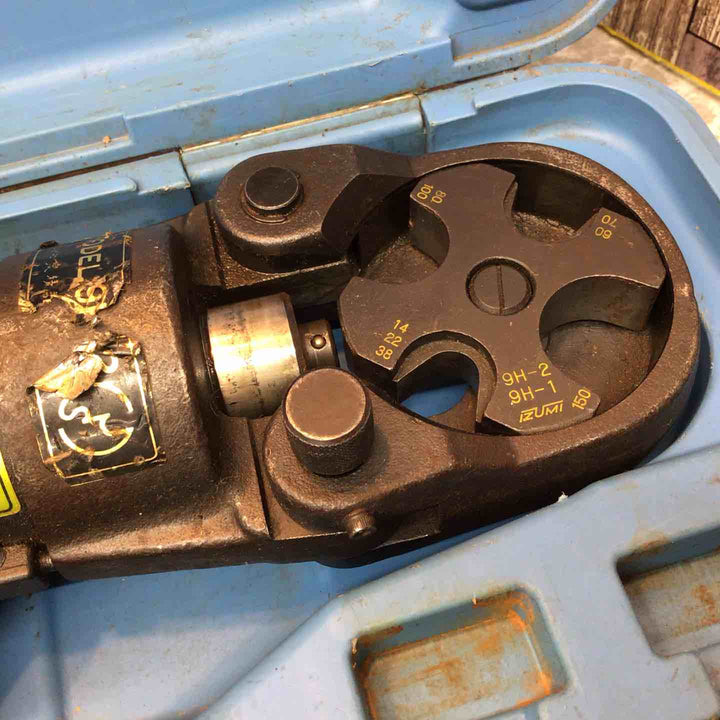 ☆泉精器(IZUMI) 手動油圧式圧着工具 9H-2【八潮店】