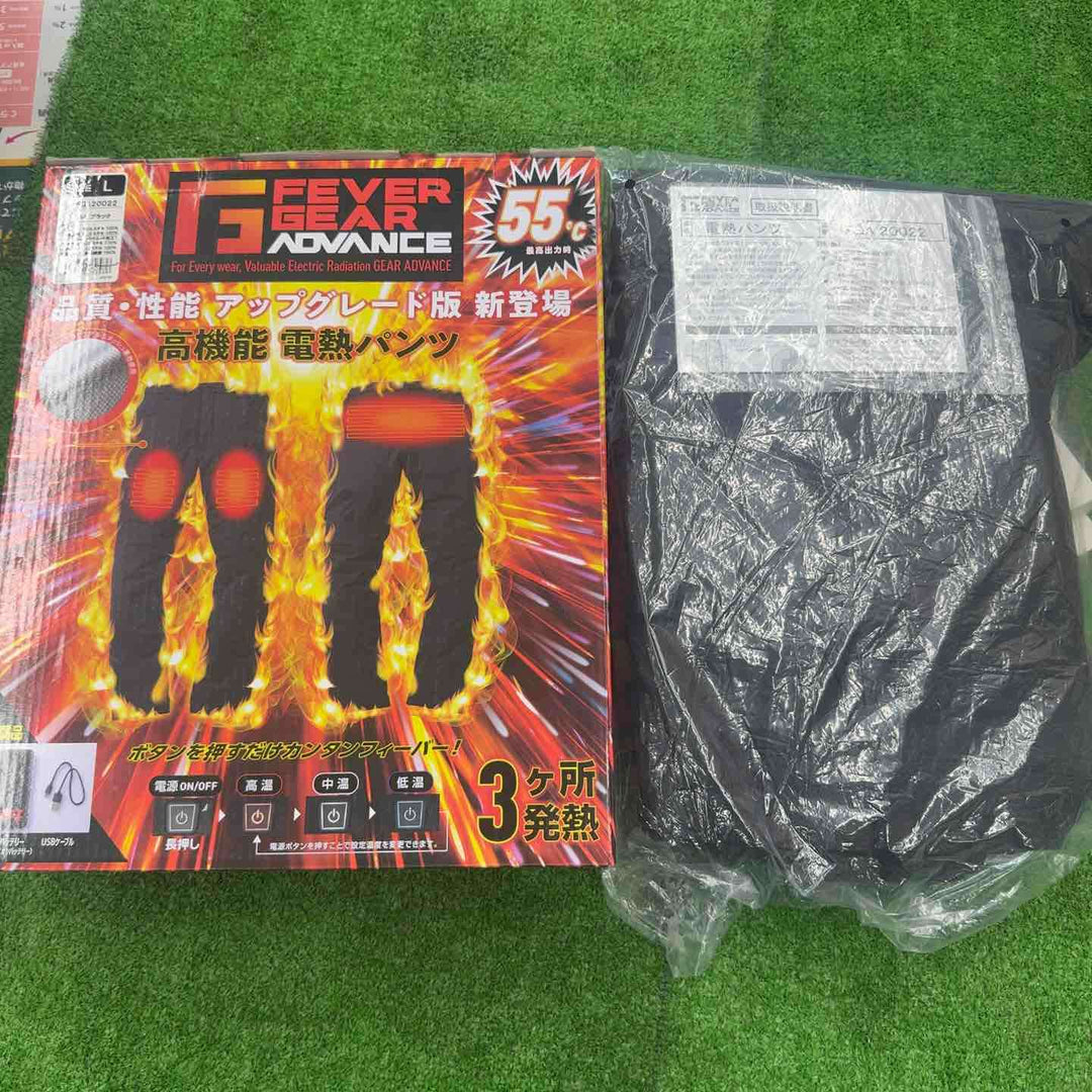 【未使用品】自重堂 電熱パンツ ブラック L FGA20022 【桶川店】