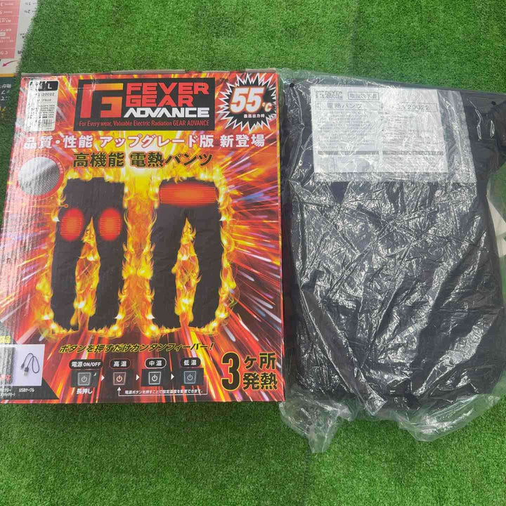 【未使用品】自重堂 電熱パンツ ブラック L FGA20022 【桶川店】