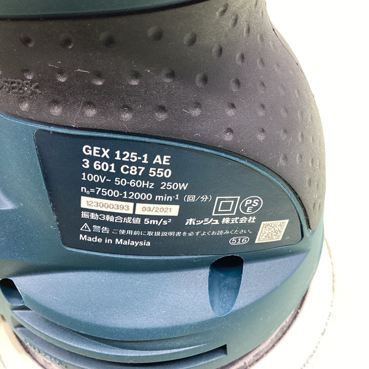 〇ボッシュ(BOSCH) 吸じんランダムアクションサンダー GEX125-1AE【越谷店】
