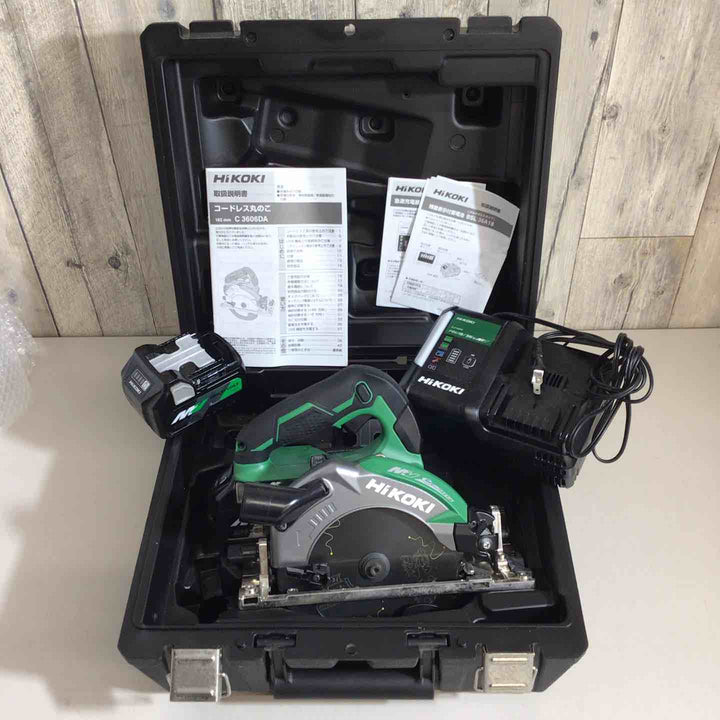 ★ハイコーキ(HIKOKI ※旧:日立工機) コードレス丸のこ C3606DA(2XP)【戸田店】